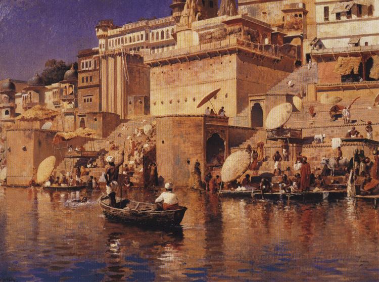 Edwin Lord Weeks On the River Ganges, Benares